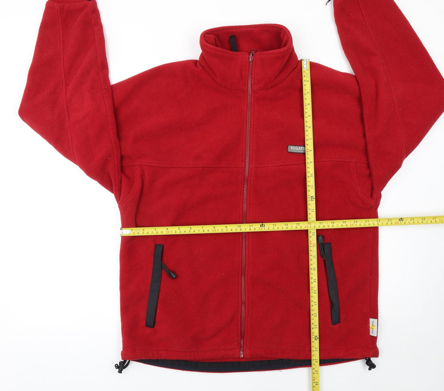 Regatta Men's Red Fleece Windbreaker Jacket Size S 38in