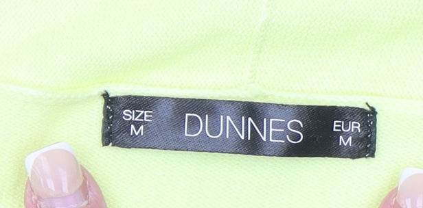 Dunnes Women Yellow Lightweight Open Knit Long Sleeve Cardigan M