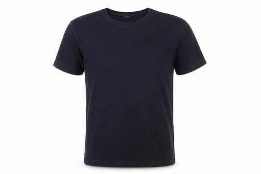 Massimo Dutti Men's Black Cotton Crew Neck Short Sleeve T-Shirt Size S