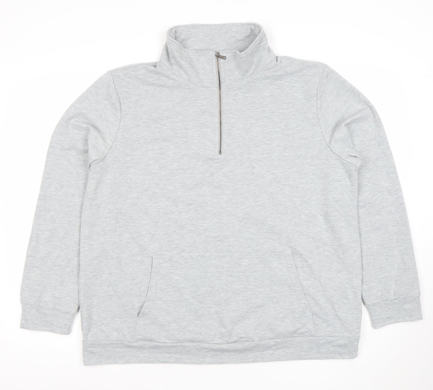 GRECERELLE Women’s Grey 2XL 1/2 Zip Pullover Sweatshirt