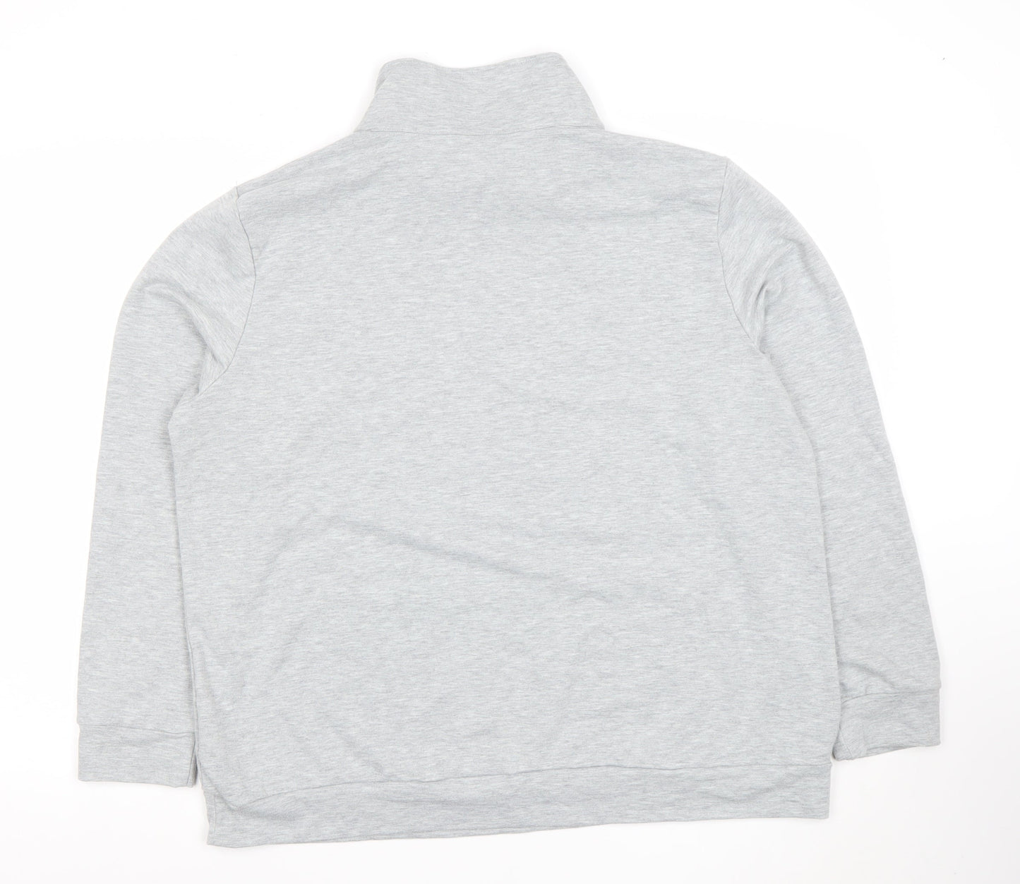 GRECERELLE Women’s Grey 2XL 1/2 Zip Pullover Sweatshirt