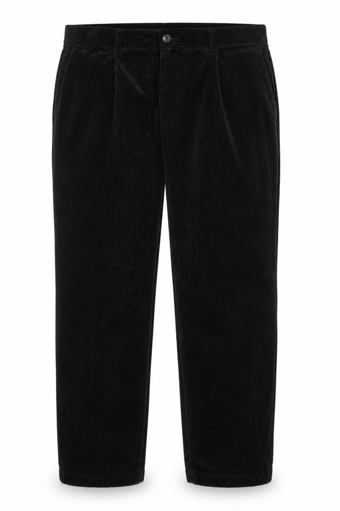 Marks & Spencer Men’s Brown Corduroy Regular Fit Trousers 42W 31L