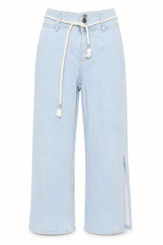 Pool Jeans Women's Blue 34 High Rise Wide-Leg Denim Jeans