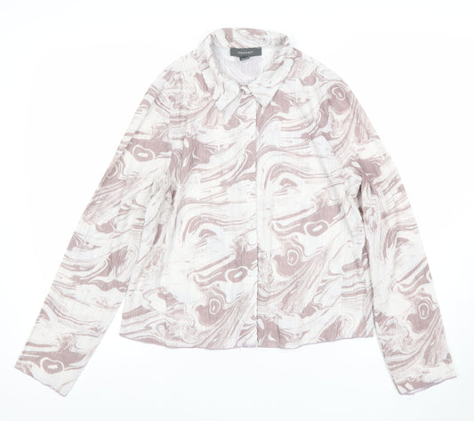 Primark Women’s Multicoloured Button-Up Long Sleeve Shirt Size 10