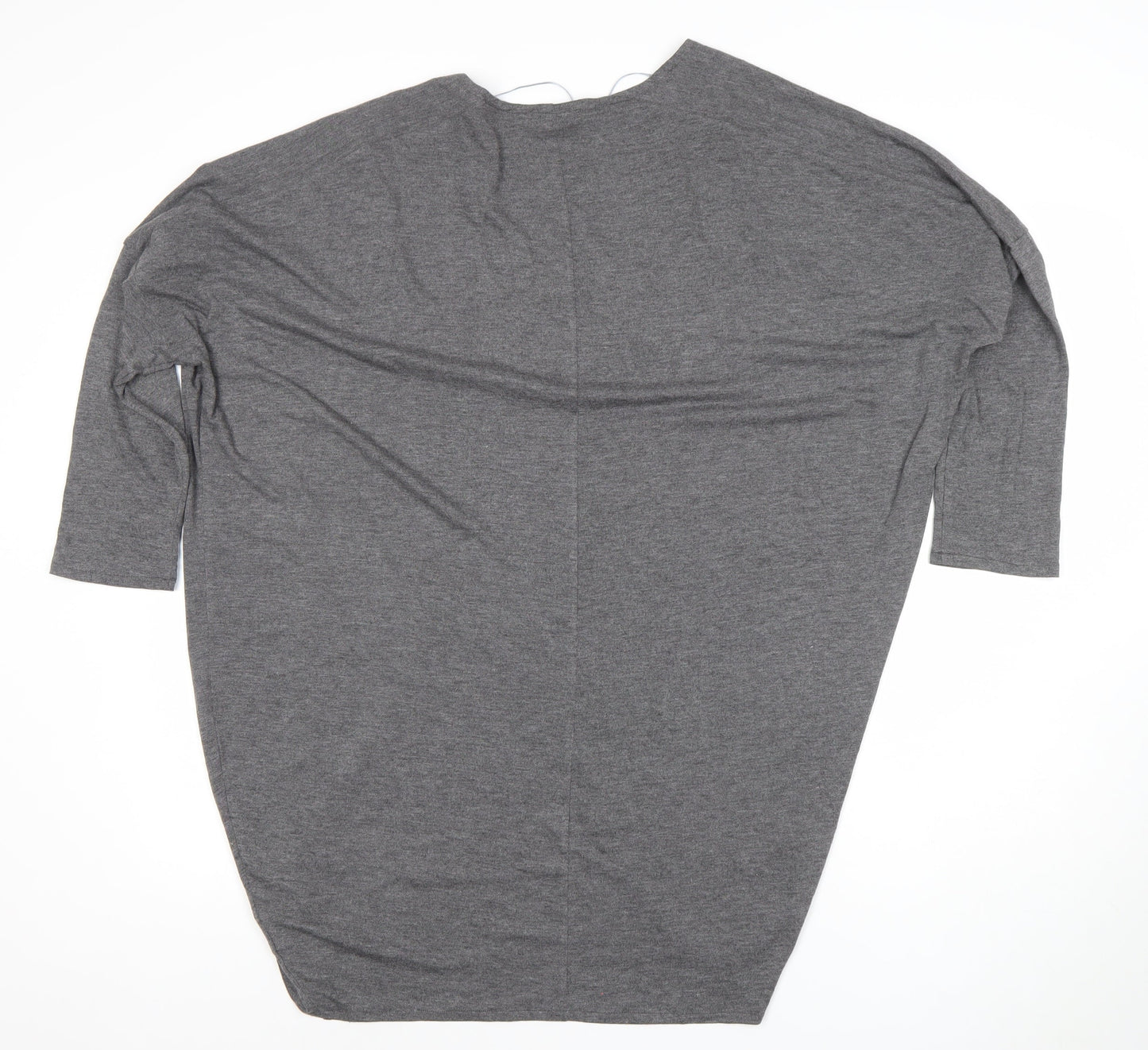 Oasis Women Grey Relaxed Kimono Jersey Top M