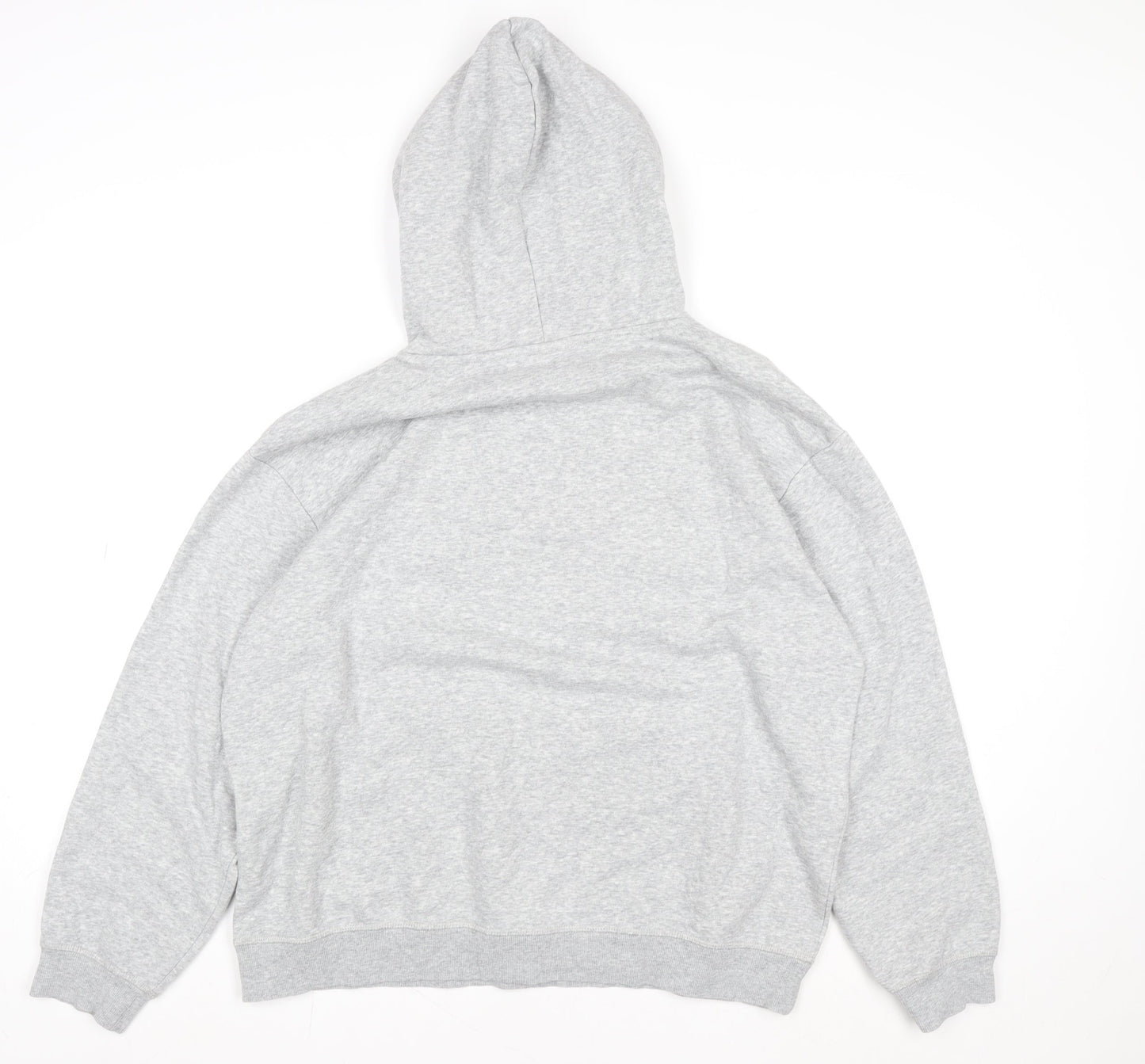 H&M L.O.G.G Women Grey Paris Print Pullover Hoodie Size M