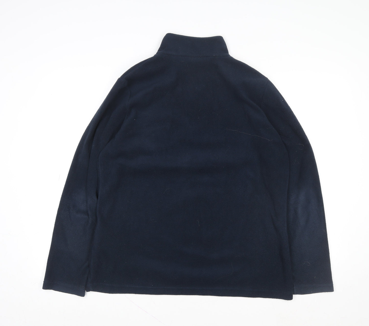 Regatta Mens Blue Fleece 1/4 Zip Pullover Sweatshirt Size L