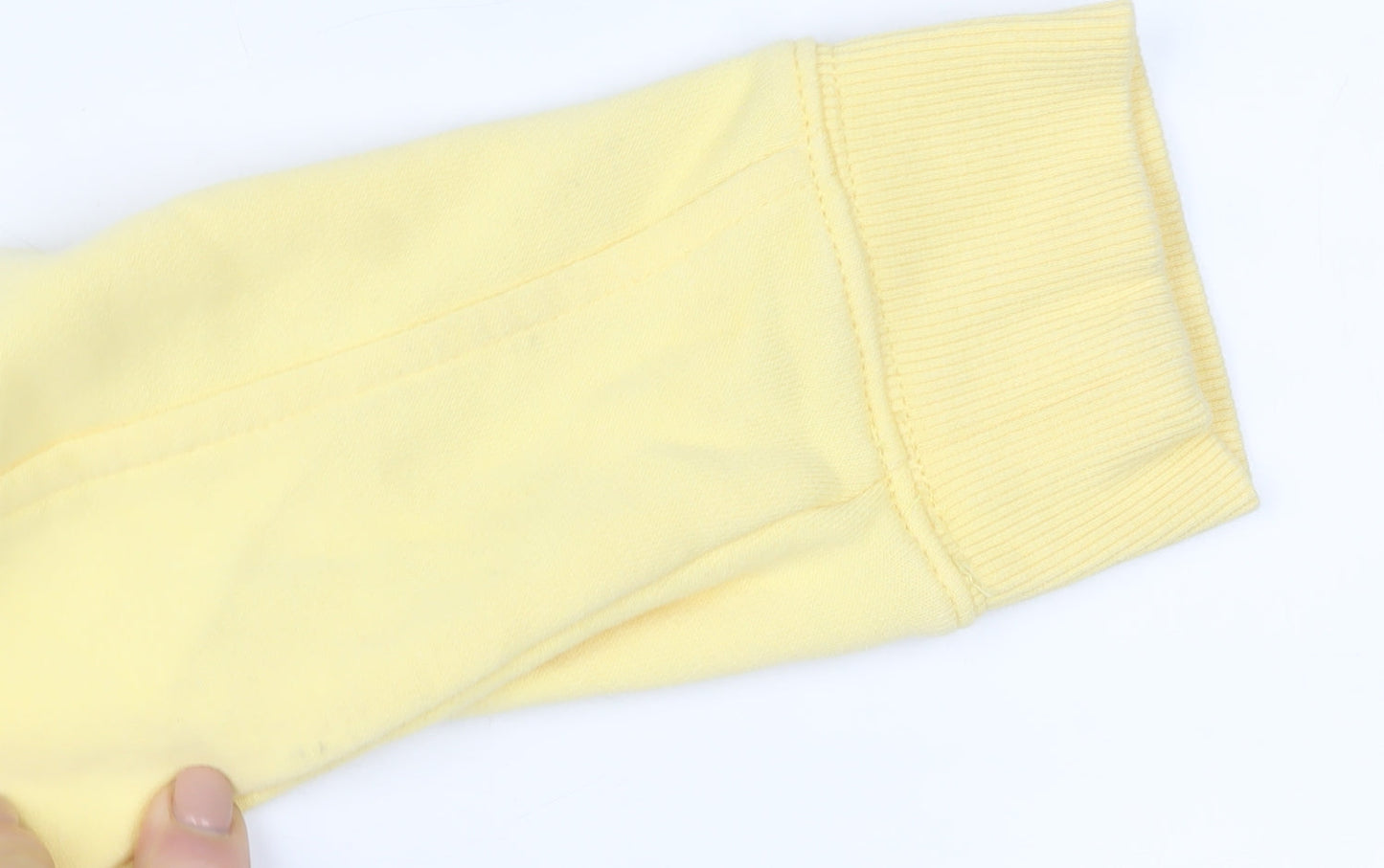 Marks and Spencer Women Yellow Crew Neck Long Sleeve Pullover Sweatshirt Size 6