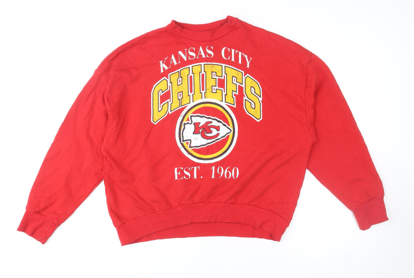 Next Men’s Red Kansas City Chiefs Pullover Sweatshirt XS