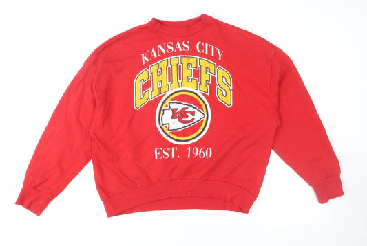 Next Men’s Red Kansas City Chiefs Pullover Sweatshirt XS