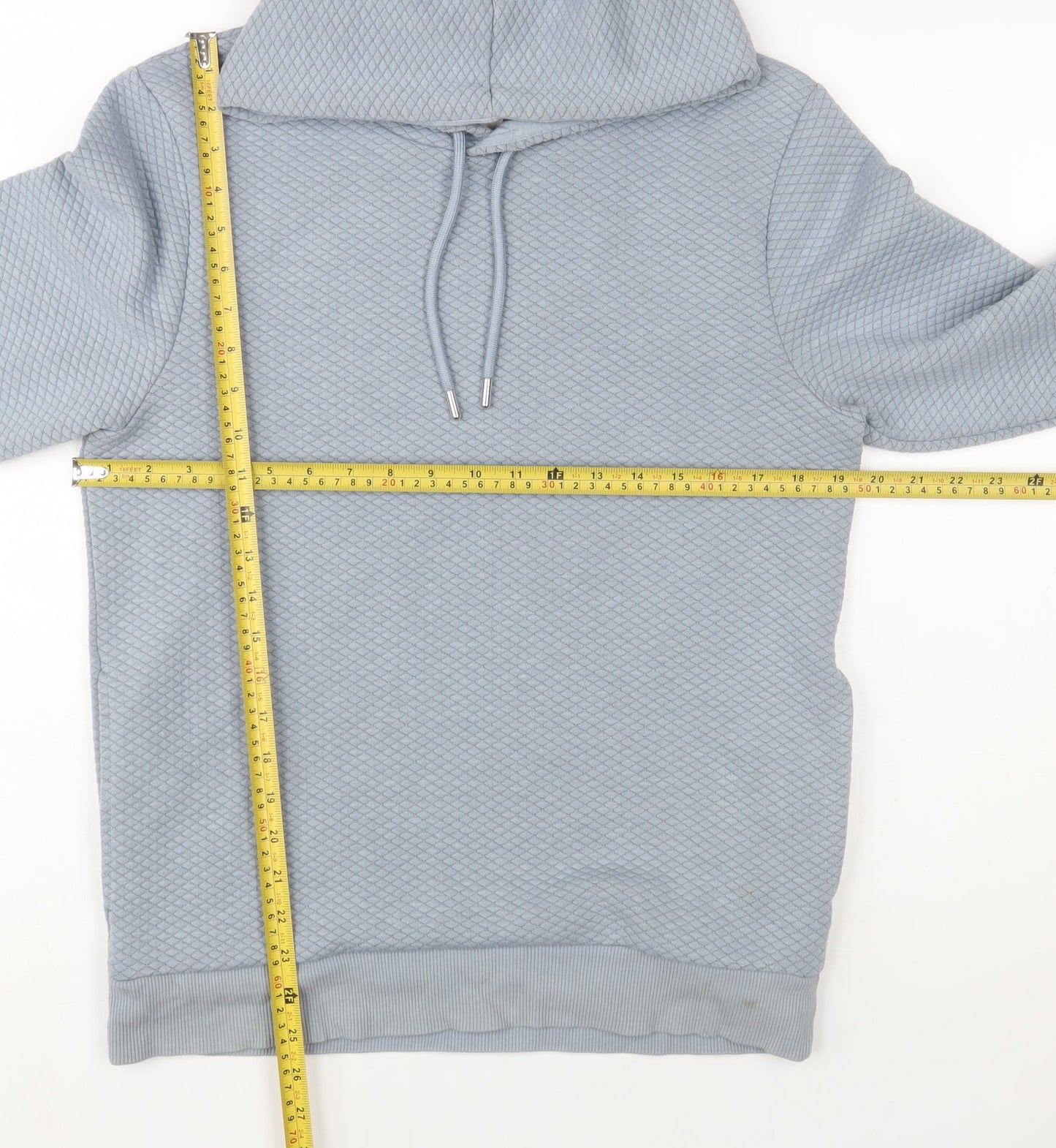 Next Women’s Blue Quilted Pullover Hoodie XS