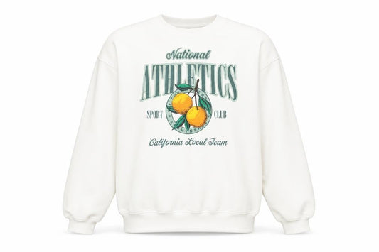 H&M Divided Men's White Graphic Print Athletics Sweatshirt M