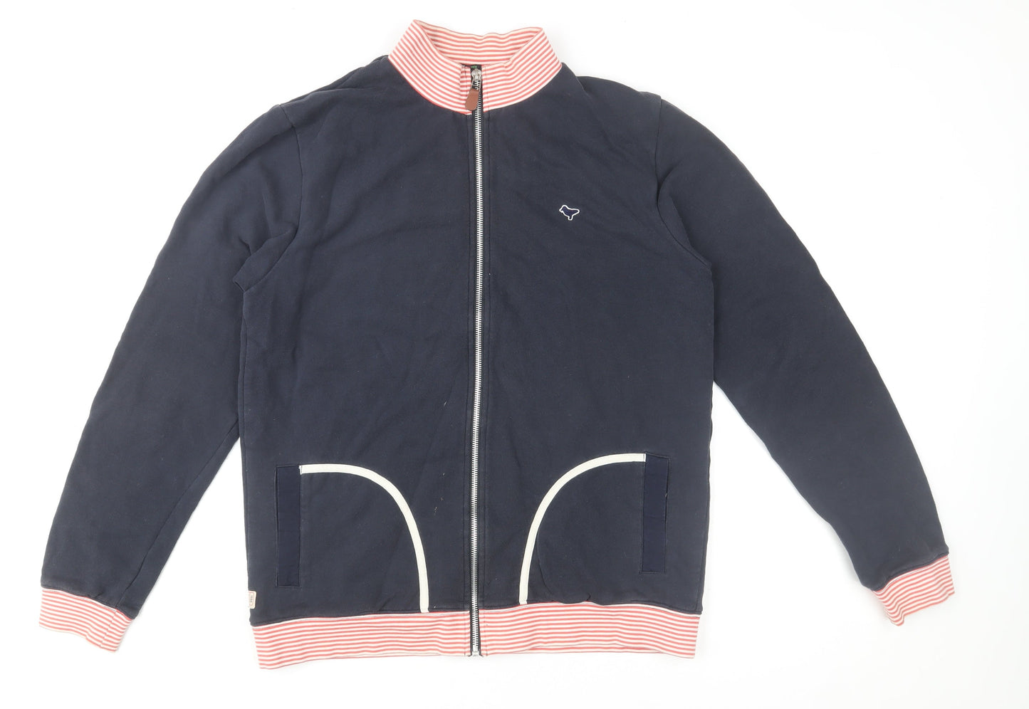 Weekend Offender Men's Blue M Track Jacket Full Zip Cotton