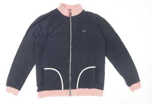 Weekend Offender Men's Blue M Track Jacket Full Zip Cotton