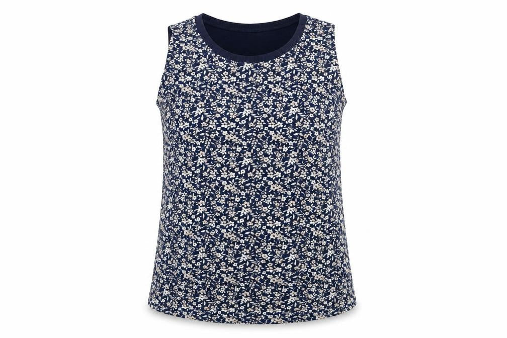 Next Women’s Blue Floral Sleeveless Tank Top Size 8