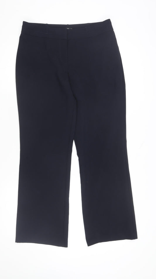 Dunnes Womens Black Size 10 Straight Leg Dress Pants