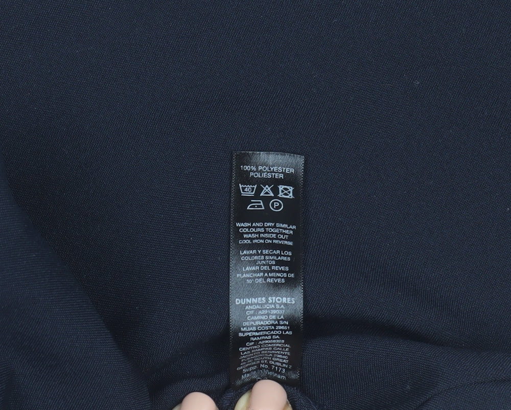 Dunnes Womens Black Size 10 Straight Leg Dress Pants