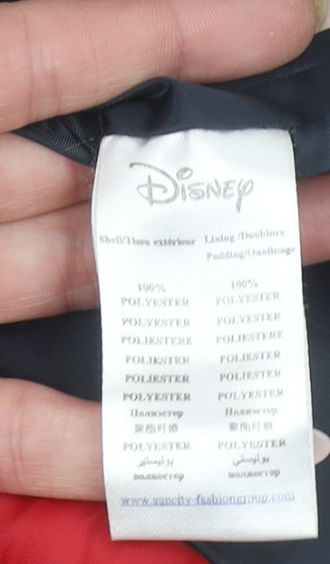 Additional view of Disney girls’ red mickey mouse padded puffer vest 4 years
