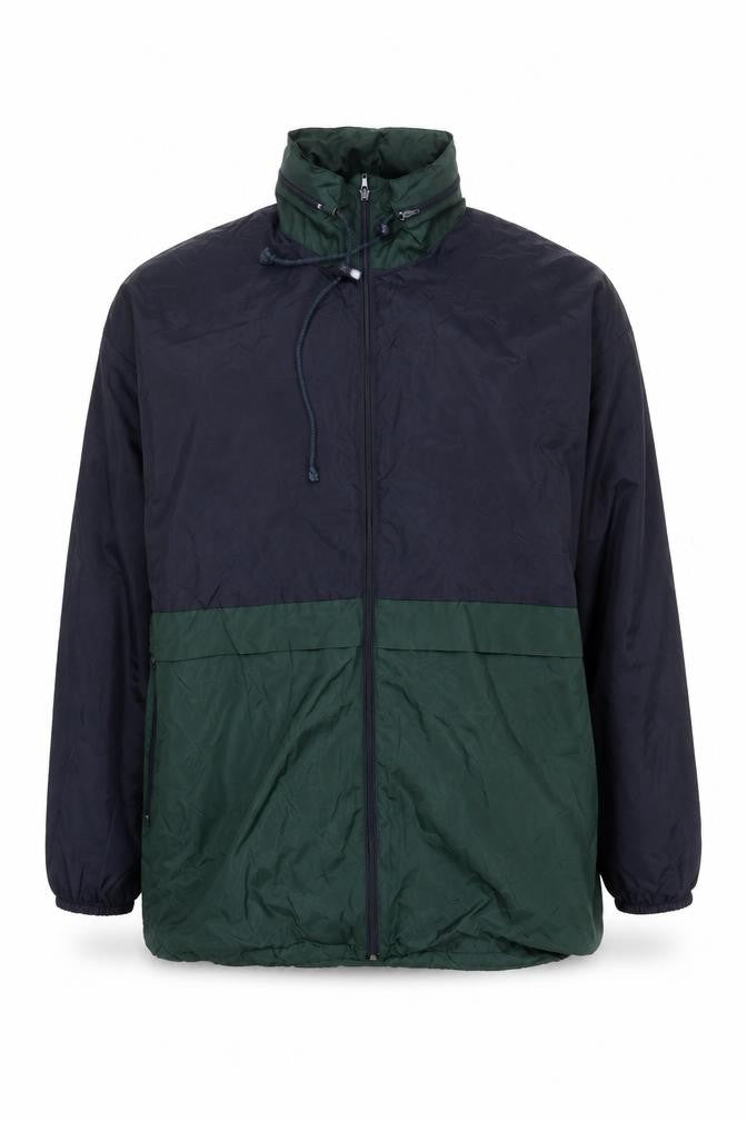 New Territories Men's Green XL Windbreaker Jacket Lightweight Outdoor Style