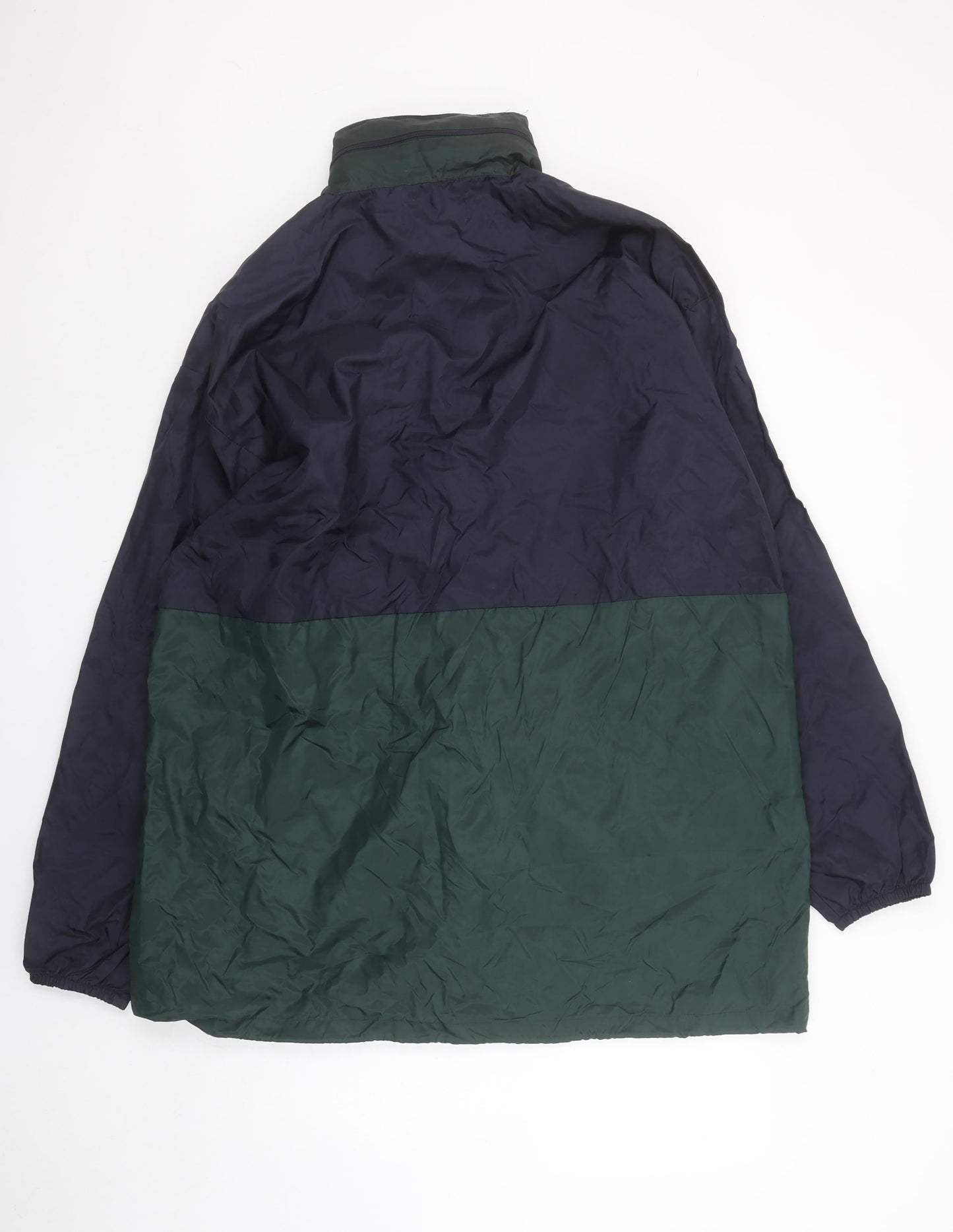 New Territories Men's Green XL Windbreaker Jacket Lightweight Outdoor Style