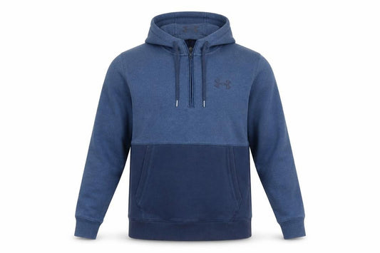 Under Armour Men Blue M ColdGear 1/4 Zip Pullover Hoodie