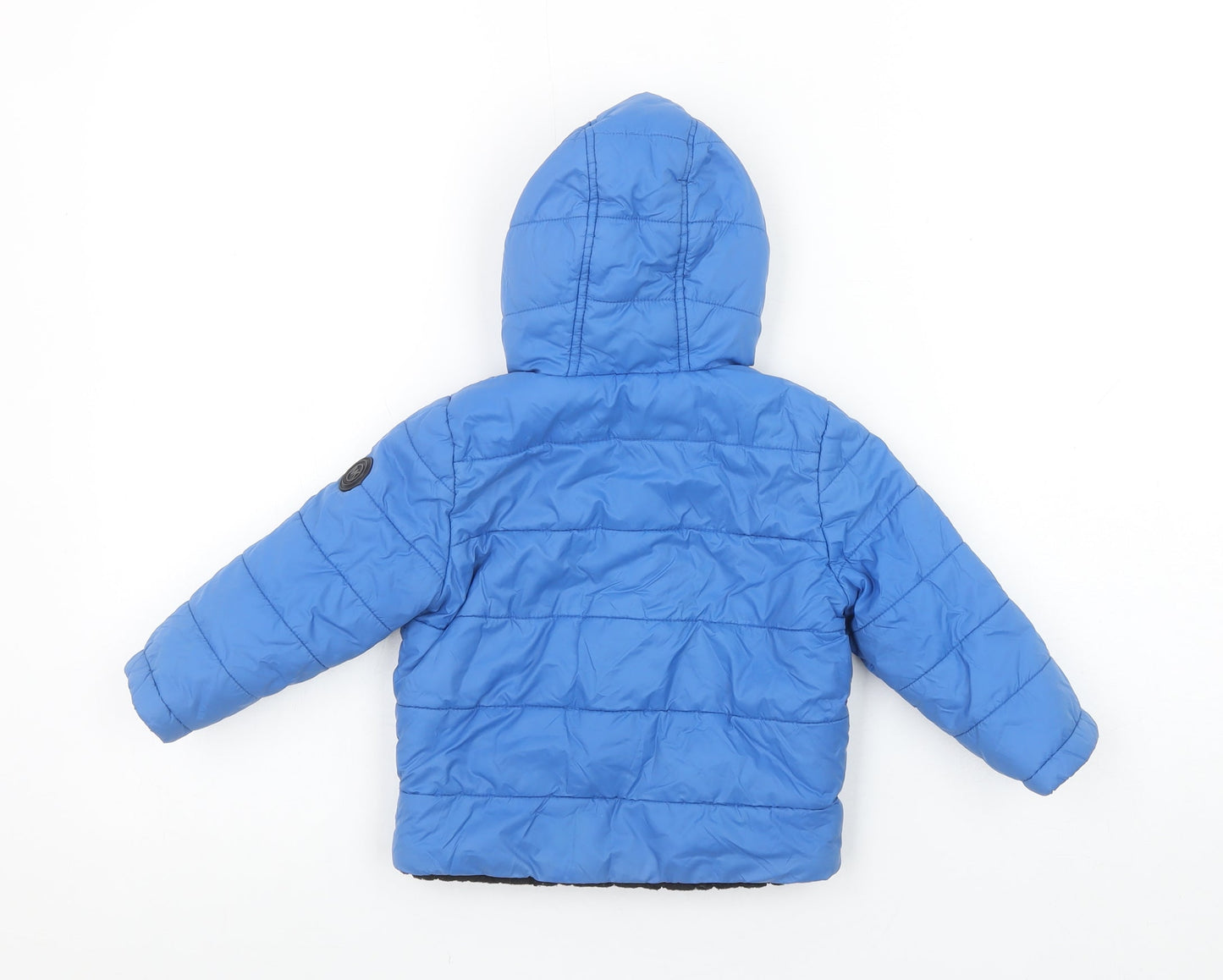 Michael Kors Blue Puffer Jacket 18-24 Months Hooded Winter Coat