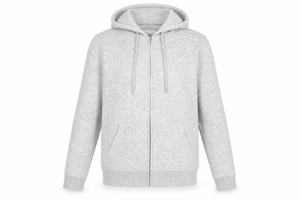 Papaya Women’s Grey Full Zip Hoodie Small Polyester Blend