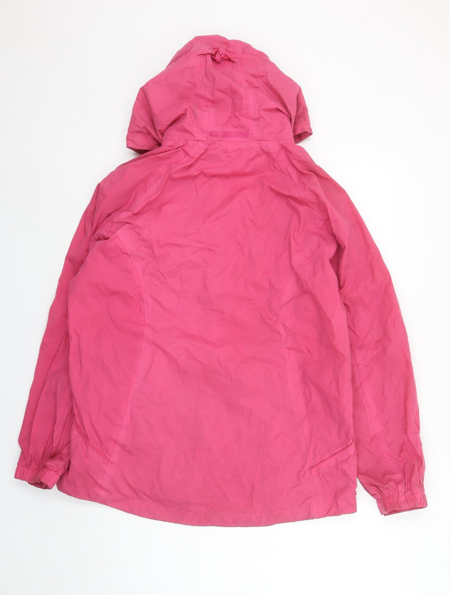 Peter Storm Womens Pink Size 12 Hooded Lightweight Rain Jacket