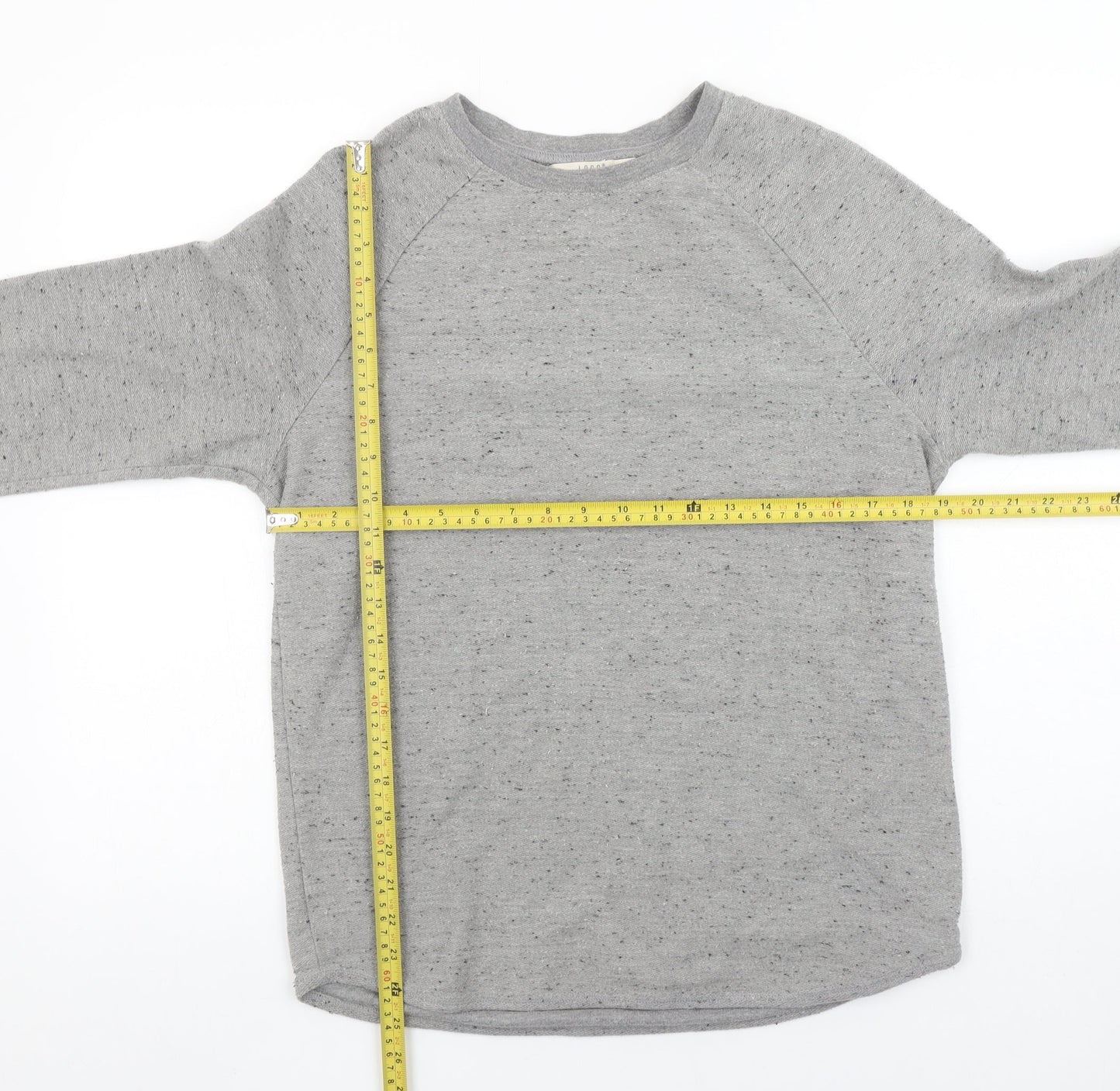 H&M L.O.G.G. Men's Grey Crew Neck Long Sleeve Sweatshirt Size M