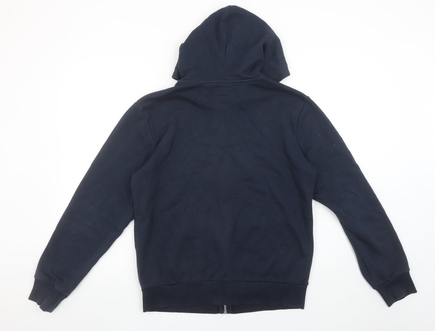 Converse Boys Blue Full Zip Hoodie XL 13-15 Years Cotton Blend All Star