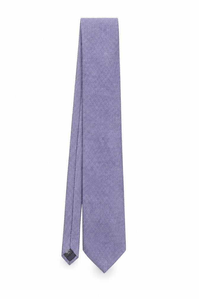 Debenhams Men’s Purple Slim Silk Geometric Tie One Size