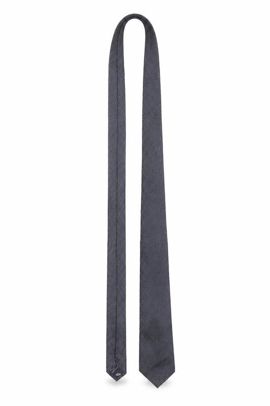Paul Costelloe Men’s Blue Geometric Silk Slim Tie