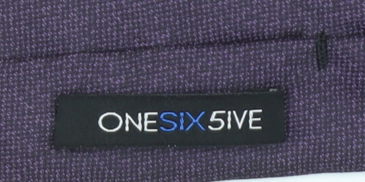 ONESIX5IVE Men's Purple Slim Tie Microfibre Designer Style 176