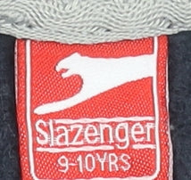 Slazenger Boys Black Crew Neck Pullover Sweatshirt 9-10 Years