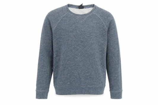 H&M Men’s Blue Cotton Crew Neck Long Sleeve Pullover Sweatshirt M