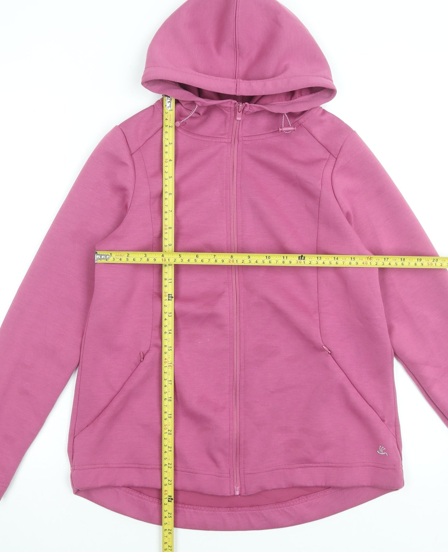 Dunnes Stores Women Wild Berry Full Zip Hoodie Size S