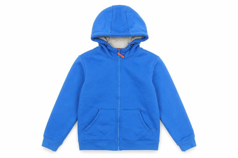 Mountain Warehouse Boys Blue Full Zip Hoodie 9-10 Years Fleece Lined