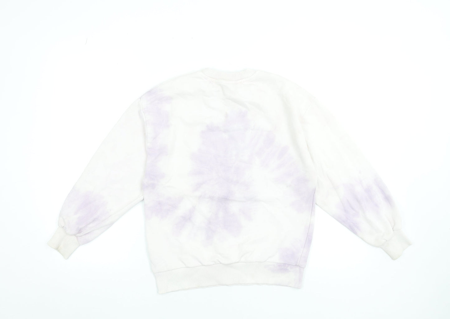 Zara Girls Purple Tie-Dye Pullover Sweatshirt 11-12 Years