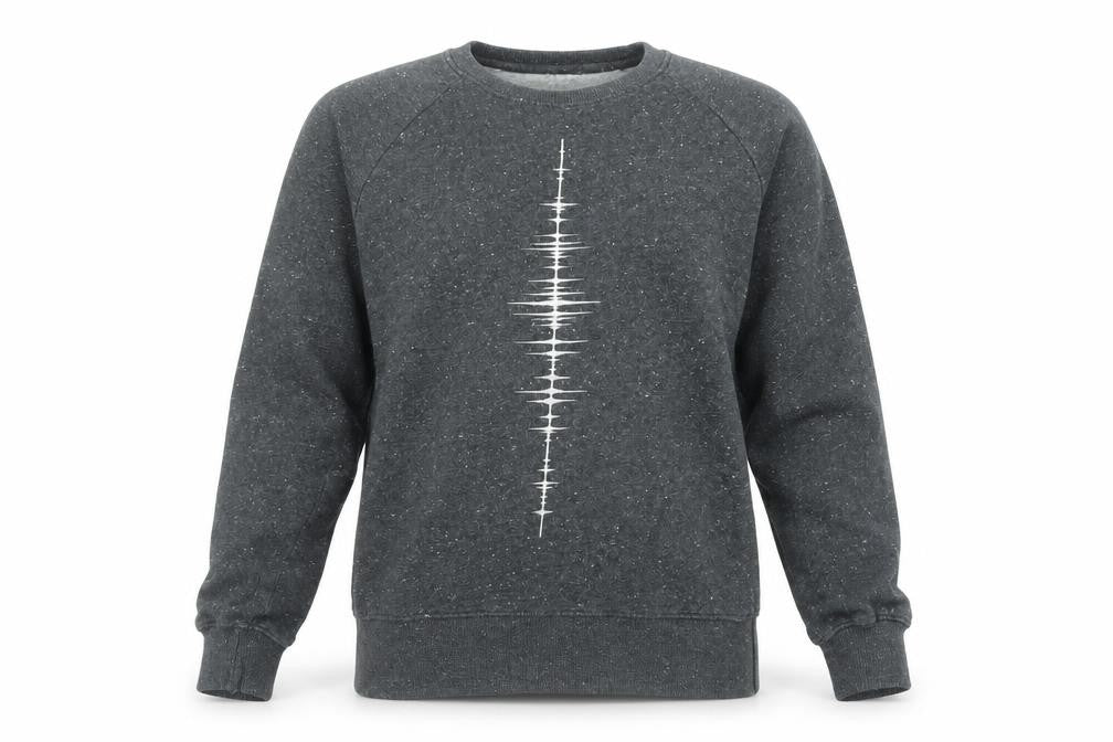 Tomoto Men's Grey Graphic Print Cotton Sweatshirt Size M