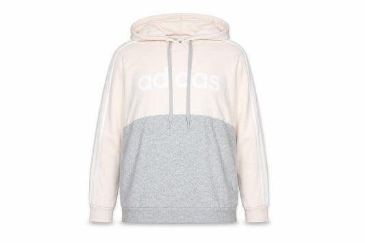 Adidas Women’s Beige Grey Colourblock Pullover Hoodie XL