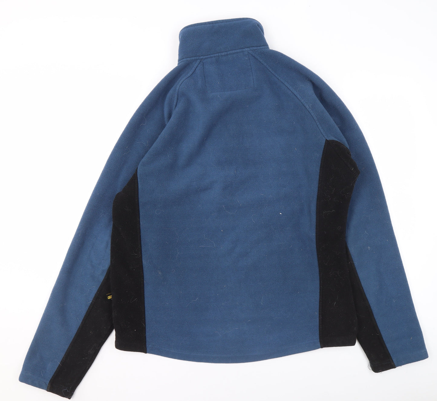 CAT Men's Blue Fleece 1/2 Zip Pullover Sweatshirt Size M