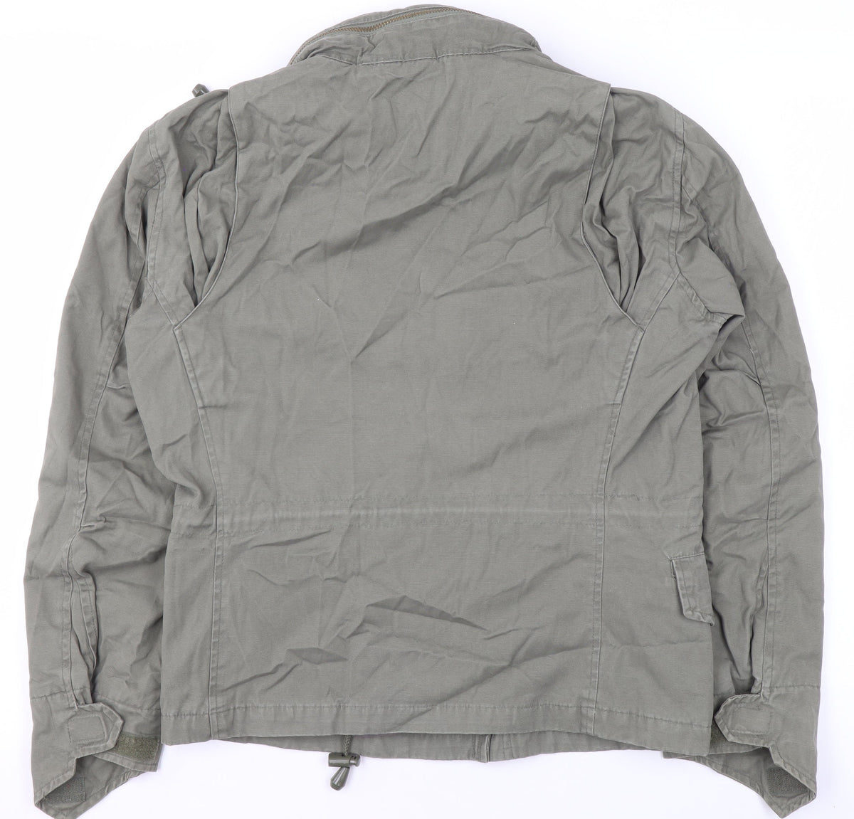 Republic Boys Green Cotton Military Jacket S Mid-Length Casual