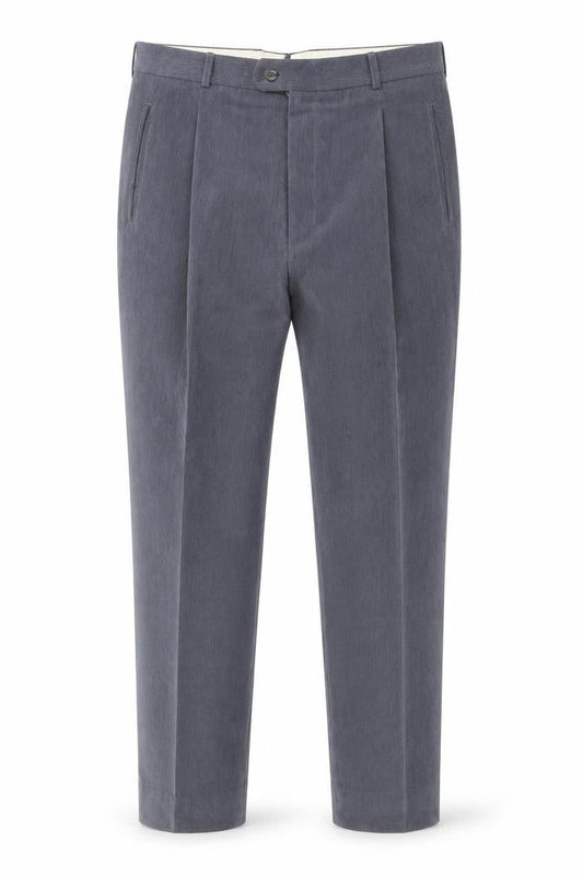 Amici Men's Blue 36R Dress Trousers Polyester Blend Classic Fit