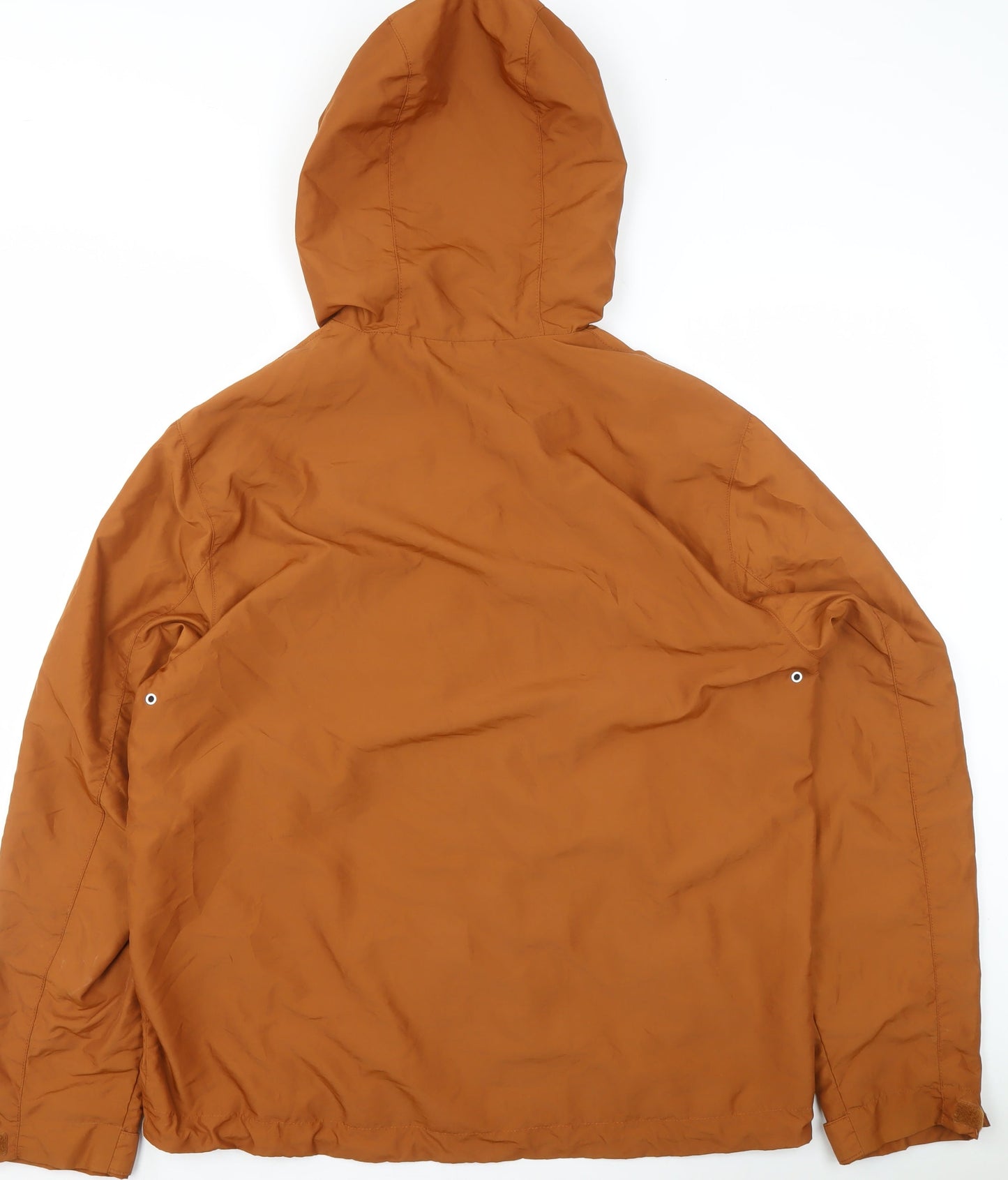 H&M Women’s Brown Hooded Parka Jacket Size L Polyester Softshell