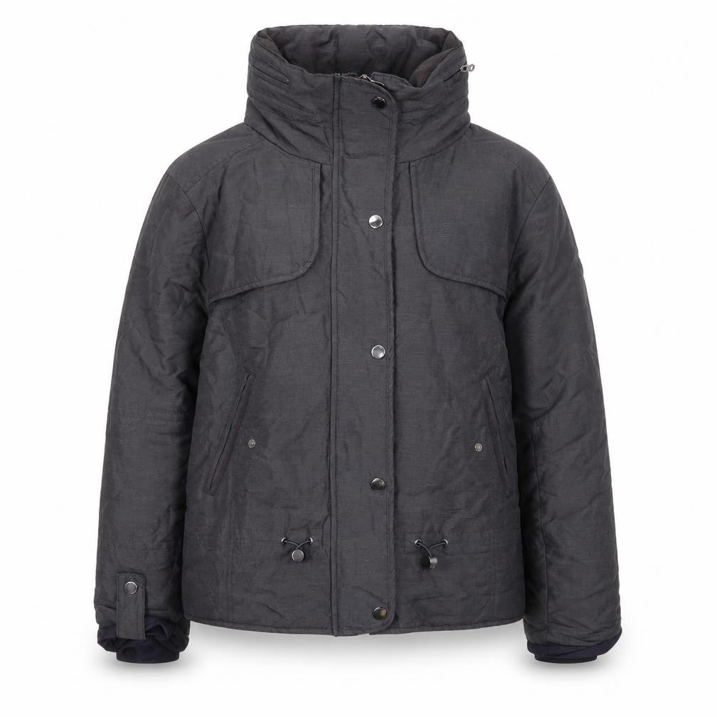 Marks & Spencer Girls Black Hooded Puffer Jacket Size 12 Winter Coat