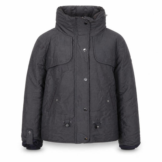 Marks & Spencer Girls Black Hooded Puffer Jacket Size 12 Winter Coat