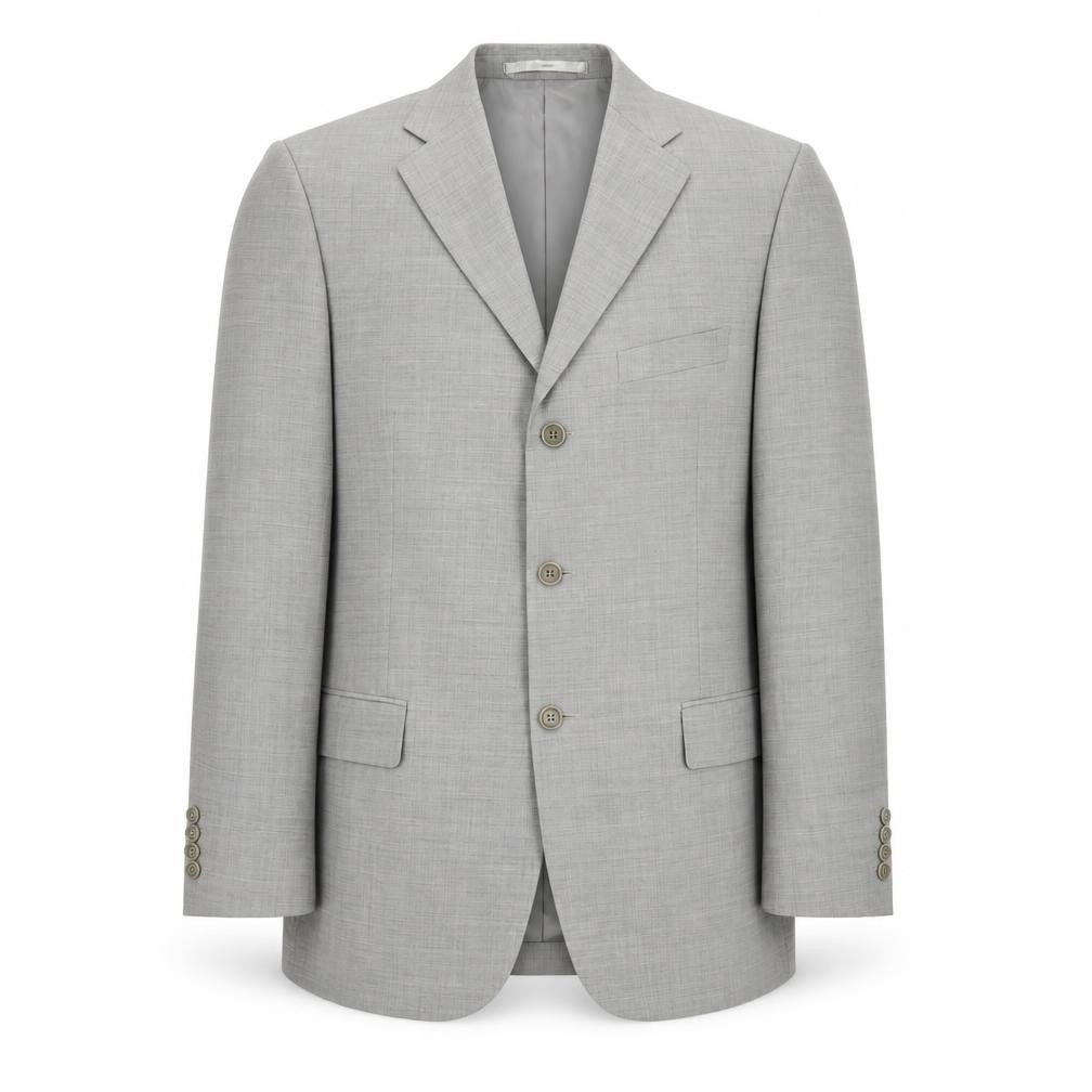 Marks & Spencer Men's Grey Wool Blend 40 Regular Blazer Jacket