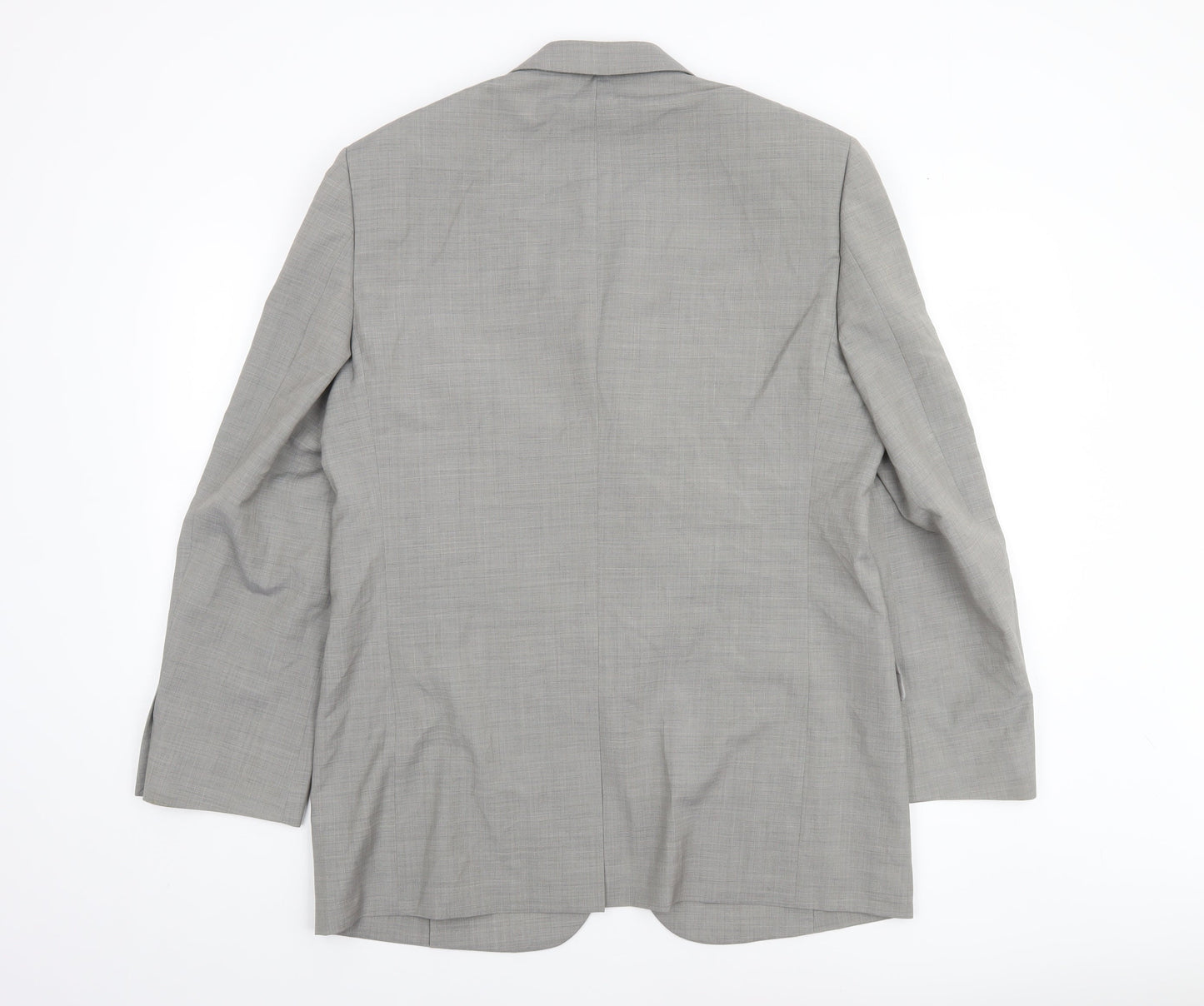 Marks and Spencer Men's Grey Wool Blend 40 Regular Blazer Jacket
