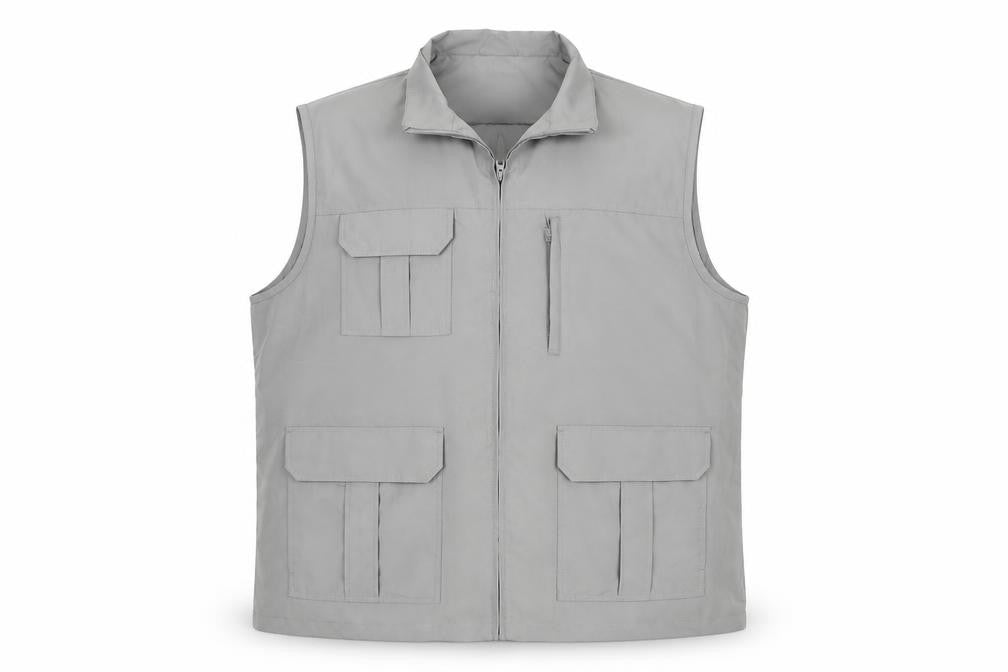 Premier Man Men's Grey 2XL Polyester Bodywarmer Waistcoat