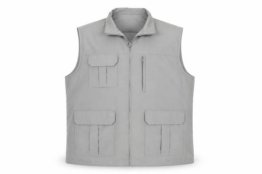 Premier Man Men's Grey 2XL Polyester Bodywarmer Waistcoat